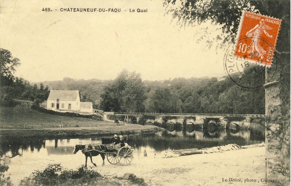 Voiture à cheval au Pont du Roi, Miroir de l'histoire de Châteauneuf-du ...